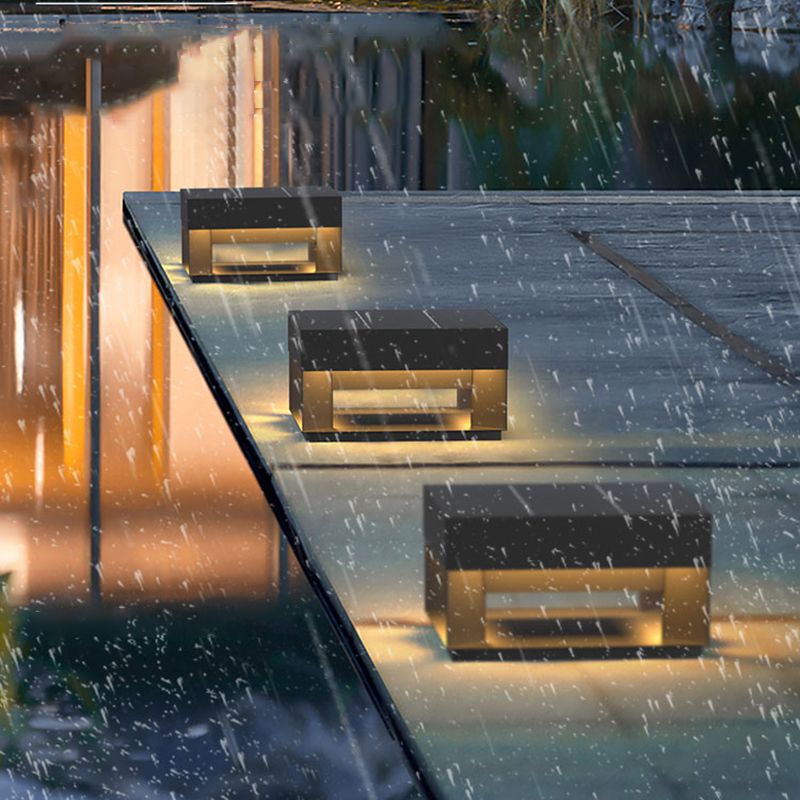 Riley Außensockelleuchte Schwarz, Minimalist, Breite 15/20/30/41/50CM - Lumpaz