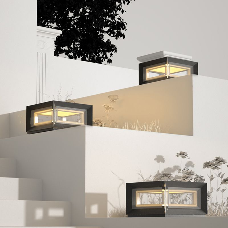 Riley Außensockelleuchte Solar, Breite 25/30/41CM - Lumpaz