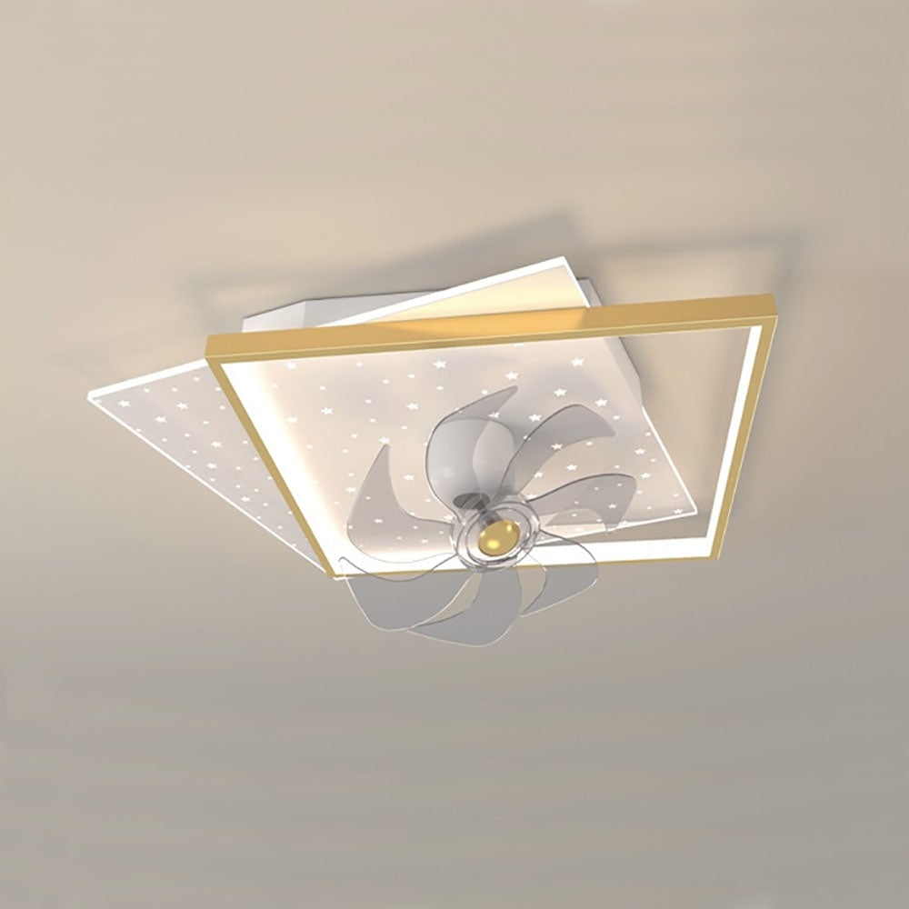 Kelley Deckenventilator mit Beleuchtung, 4 Stile, ∅50/90CM - Lumpaz