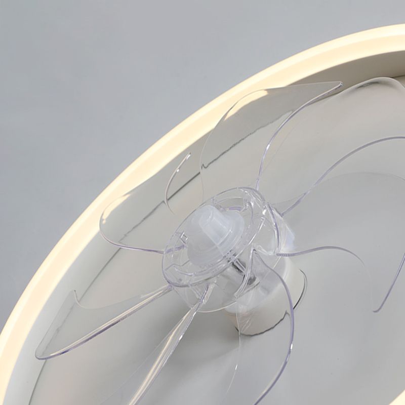 Edge Deckenventilator mit Beleuchtung Ring 7-Blatt, 4 Farben, ∅40/59/60CM - Lumpaz