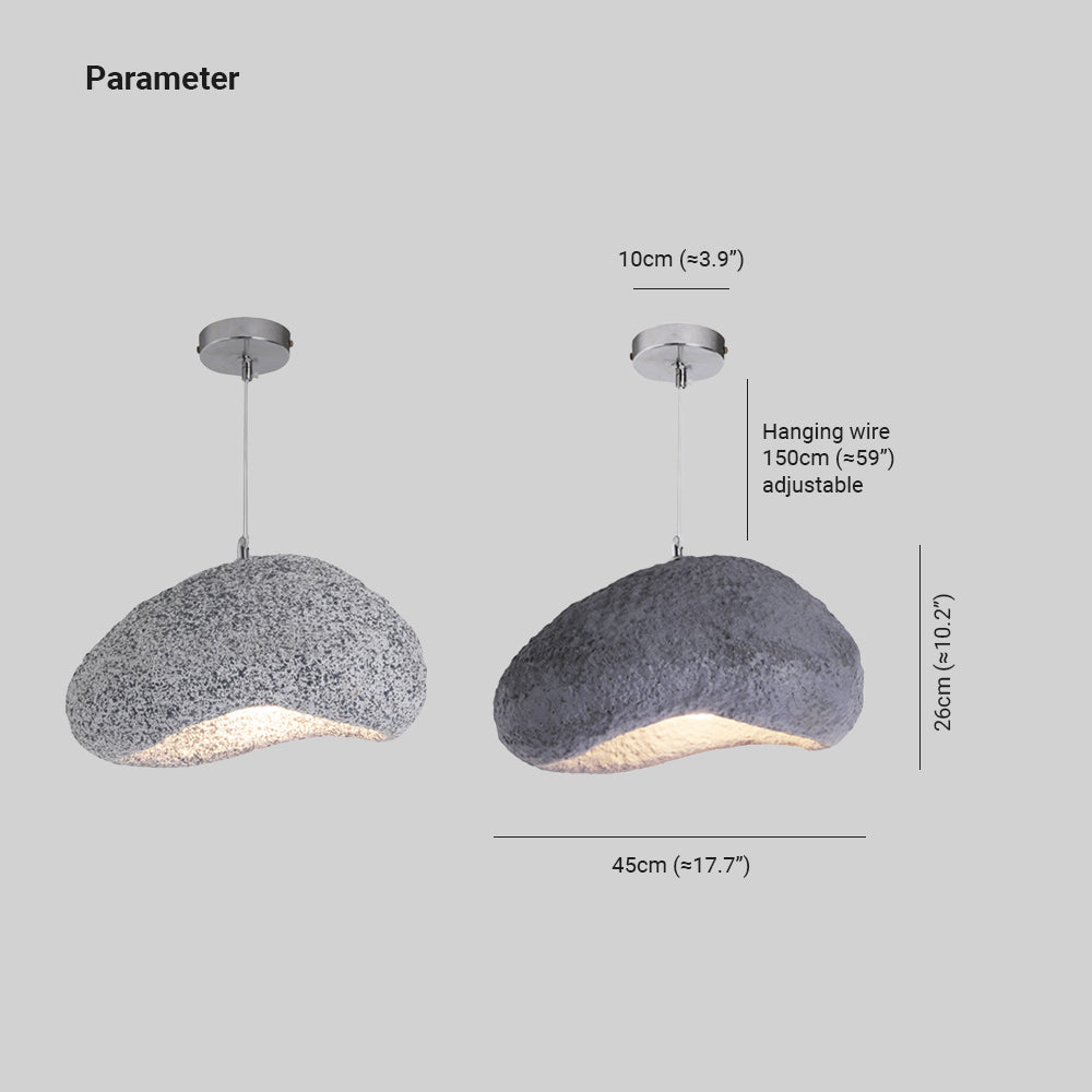 Byers Pendelleuchte Brot Form, 2 Farben, ∅ 45CM - Lumpaz