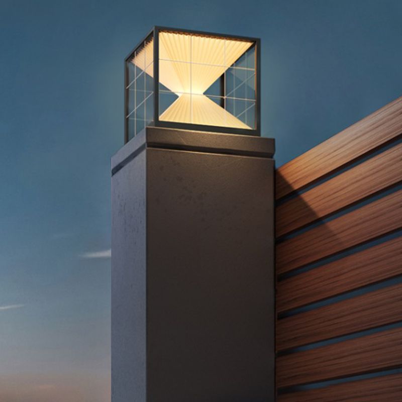 Riley Außensockelleuchte Pyramide, Solar, 20/30/40CM Lang - Lumpaz