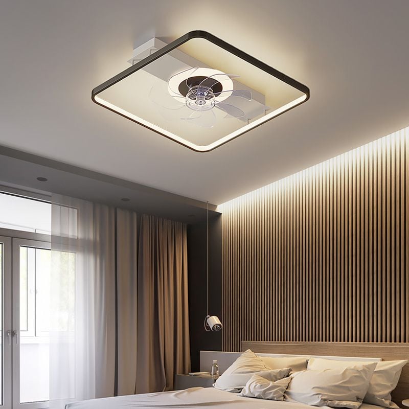 Edge Deckenventilator mit Beleuchtung, 2 Farben, ∅50/52CM - Lumpaz