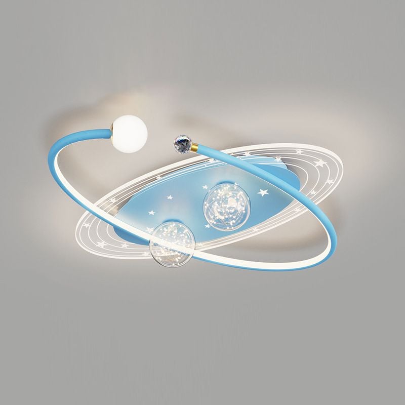 Madina Sternenklar Deckenventilator mit Beleuchtung, 3 Farben, 3/5 flammig, ∅52CM - Lumpaz