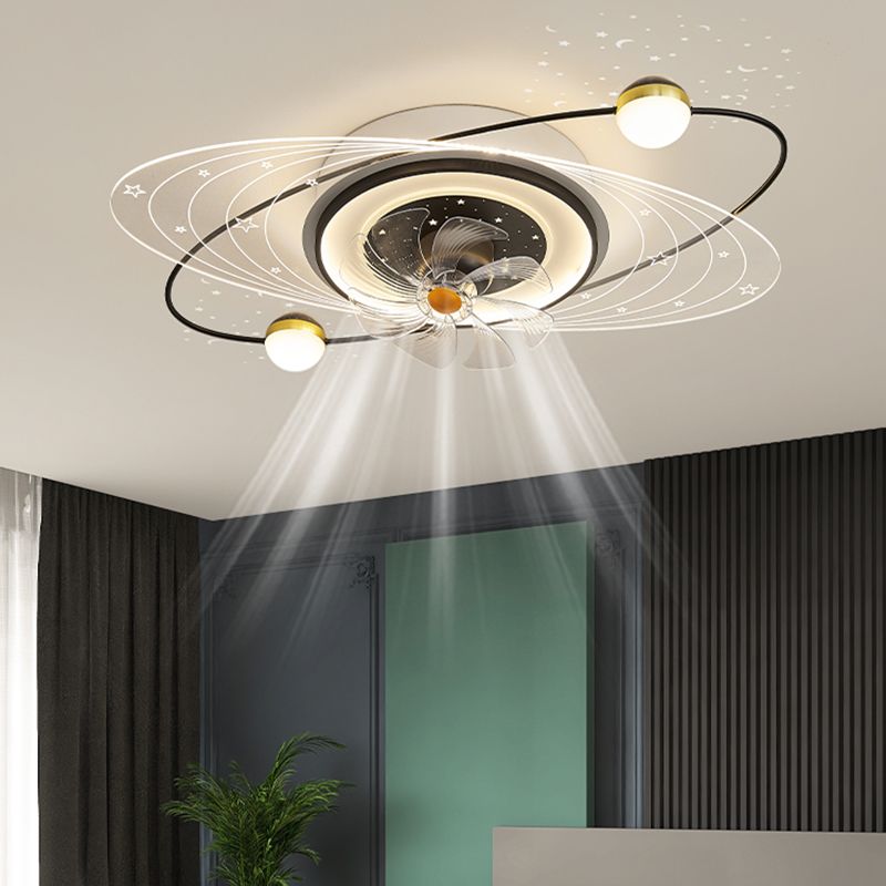 Madina Deckenventilator mit Beleuchtung, 3 Stile, ∅55/60CM - Lumpaz