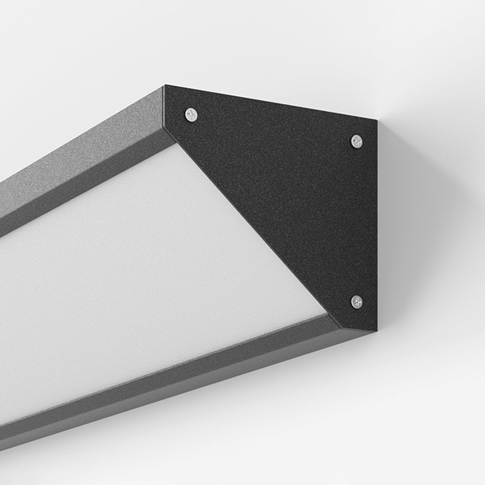 Edge Außenwandleuchte Dreieck, Solar, 40/80/100CM Lang - Lumpaz