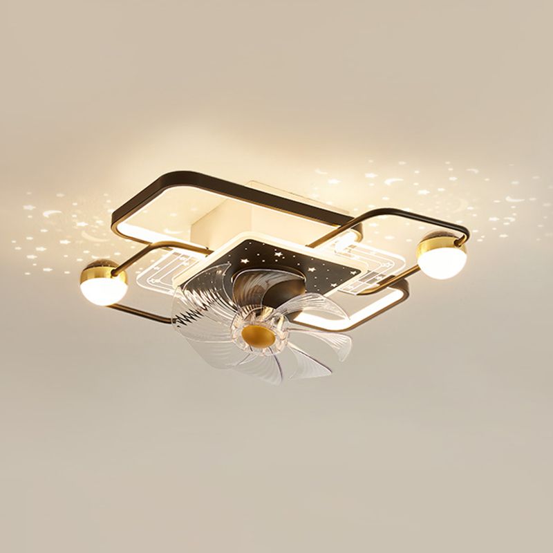 Madina Deckenventilator mit Beleuchtung, 3 Stile, ∅55/60CM - Lumpaz
