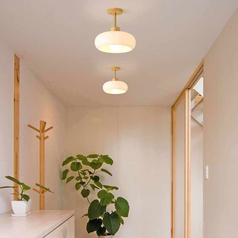 Hailie Deckenleuchte Halbfertig, 2 Farben, ∅23CM/28CM - Lumpaz