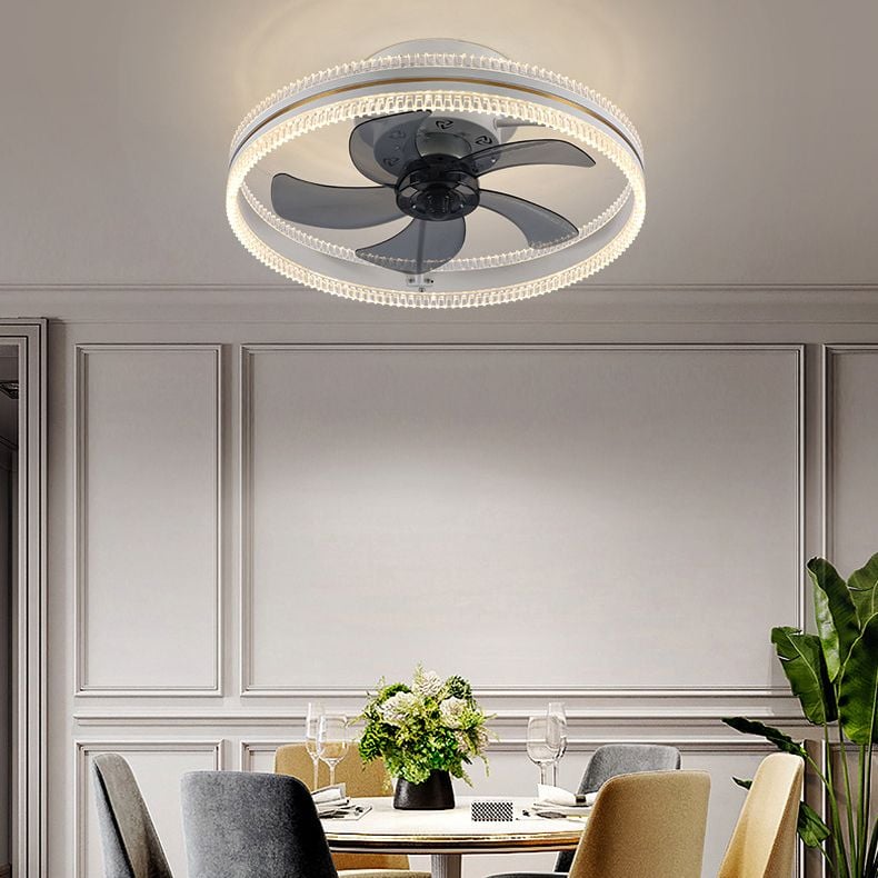 Kirsten Deckenventilator mit Beleuchtung Doppel-Licht, 4 Farben, ∅50CM - Lumpaz