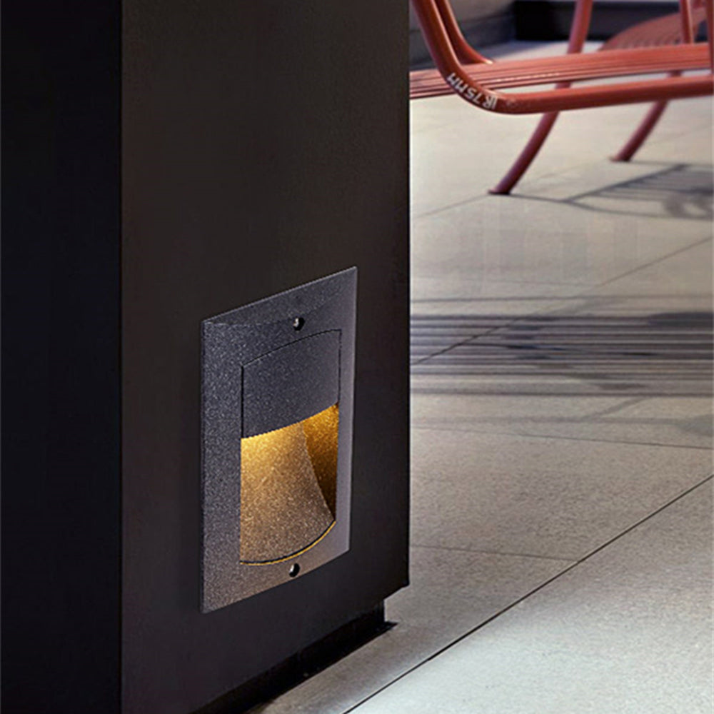 Orr Rechteck Außen-Treppenleuchte, 17CM Lang - Lumpaz