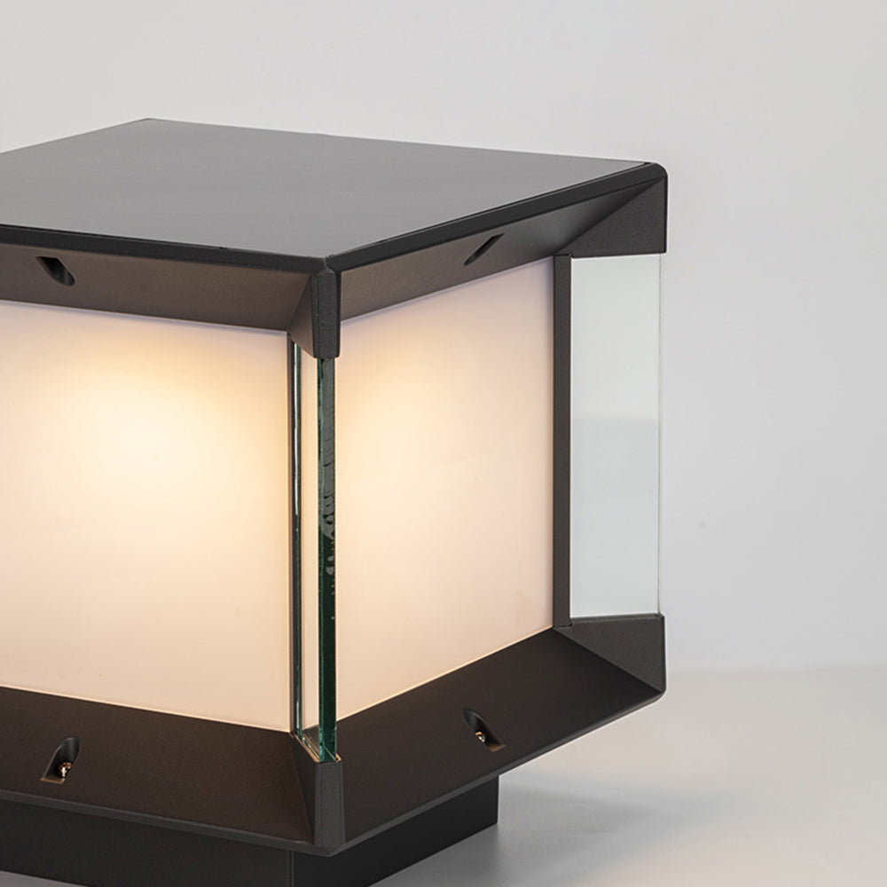 Riley Minimalistisch Außensockelleuchte Solar 2 Farben, 16CM /24CM/30CM Lang - Lumpaz