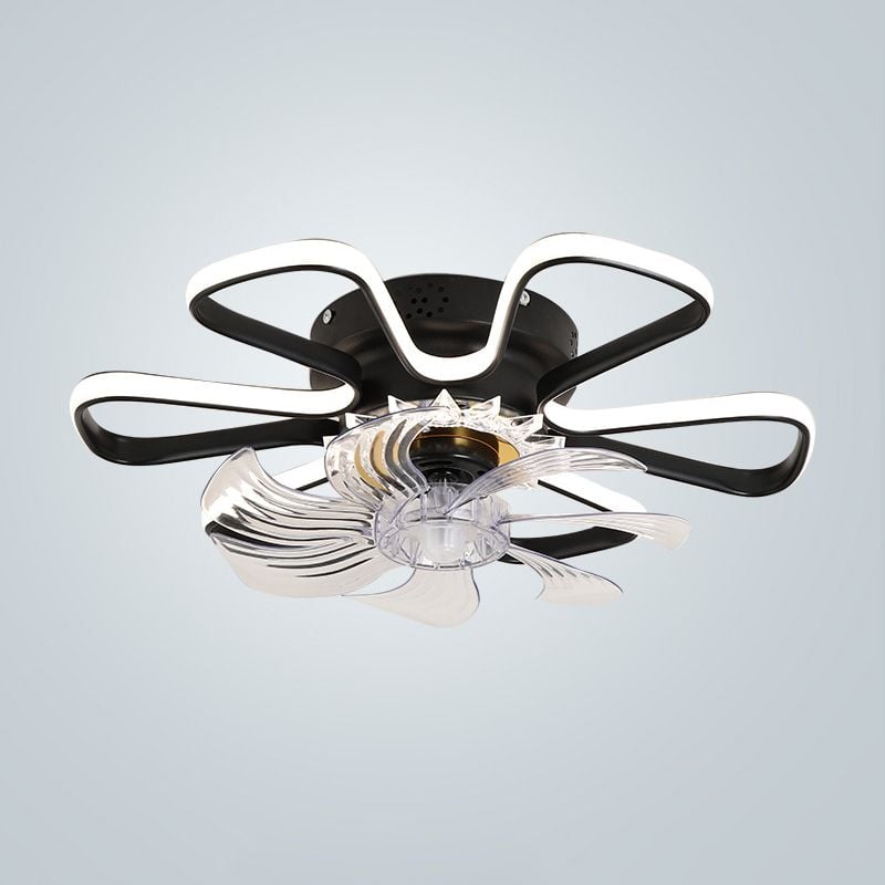 Hana Deckenventilator mit Beleuchtung, 3 Farben, ∅50CM - Lumpaz