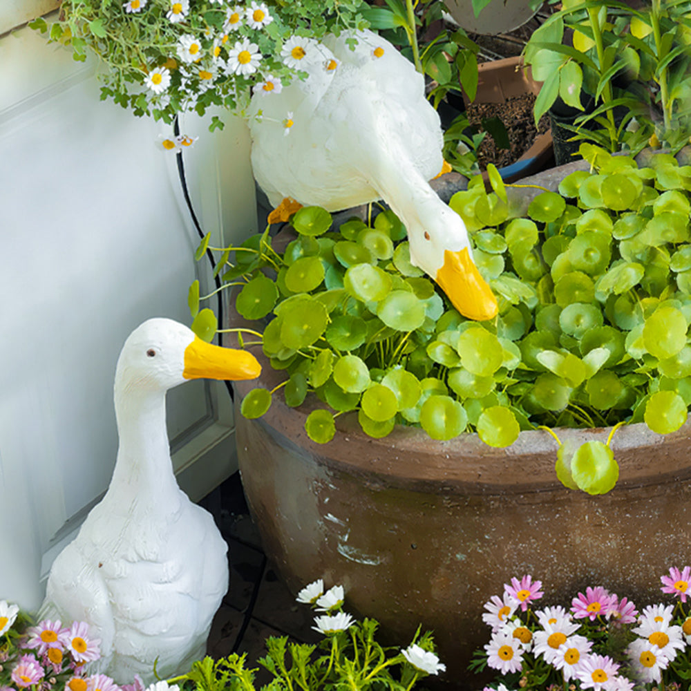 Minori Gartendekoration Gansform, Solar, 3 Stile - Lumpaz