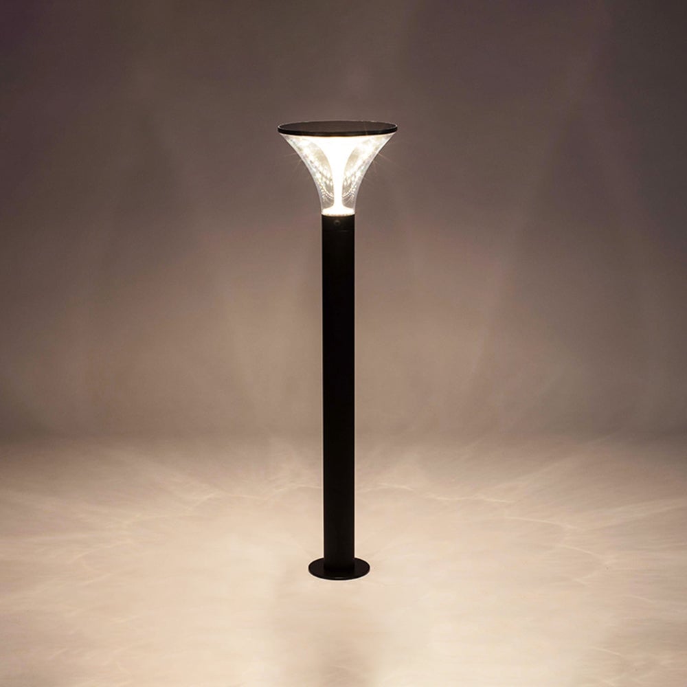 Pena Außen-Pollerleuchte Schwarz, 85CM Lang - Lumpaz