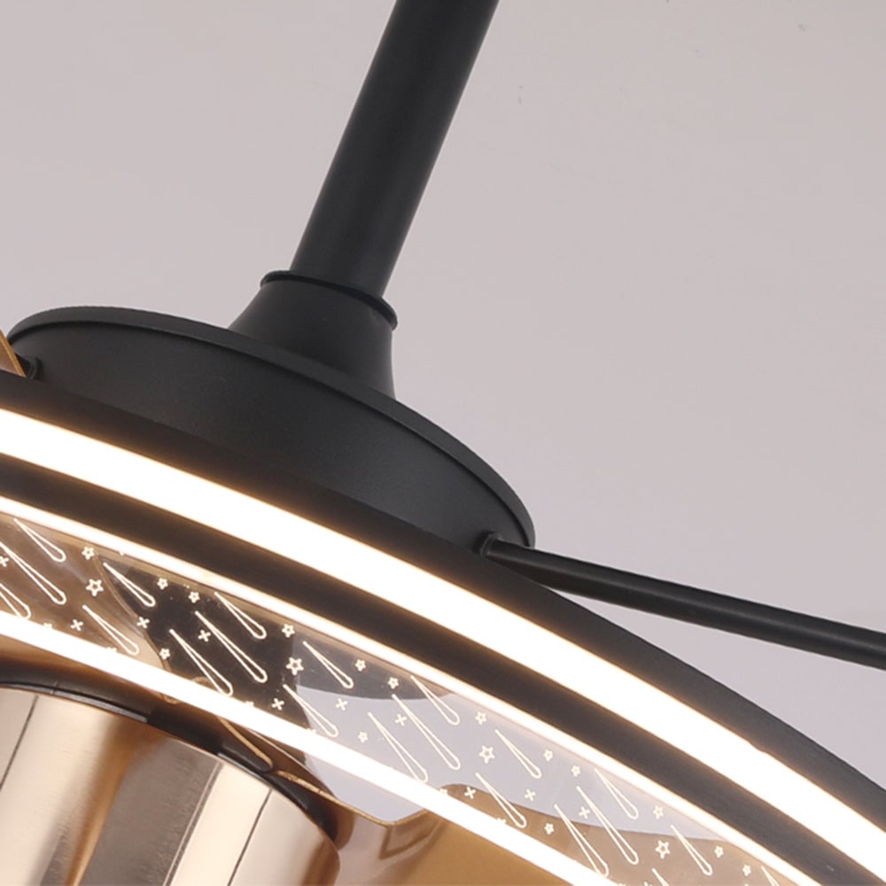 Kelley Deckenventilator mit Beleuchtung Aluminium & Metall, ∅60cm - Lumpaz