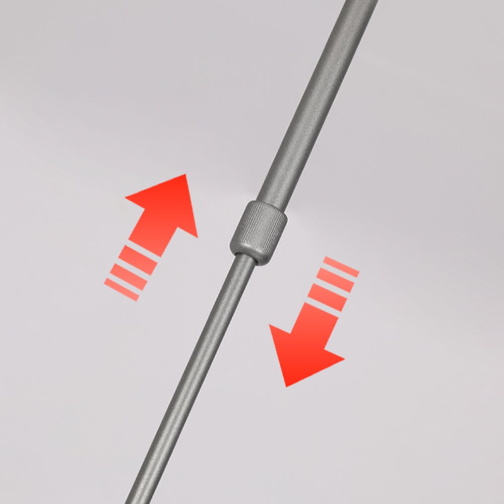 Madina Deckenventilator mit Beleuchtung Aluminium & Metall, ∅110CM - Lumpaz