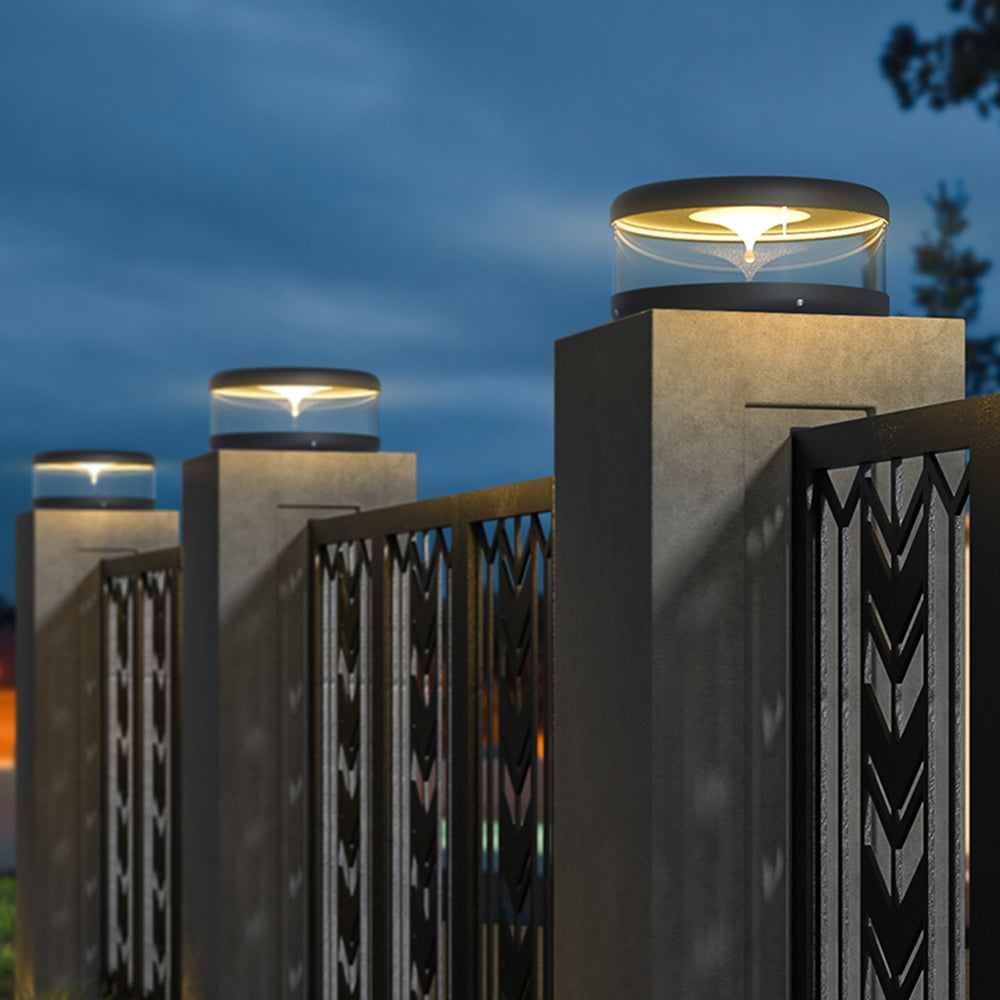 Riley Außensockelleuchte, Durchsichtig, ∅25/30/40CM - Lumpaz