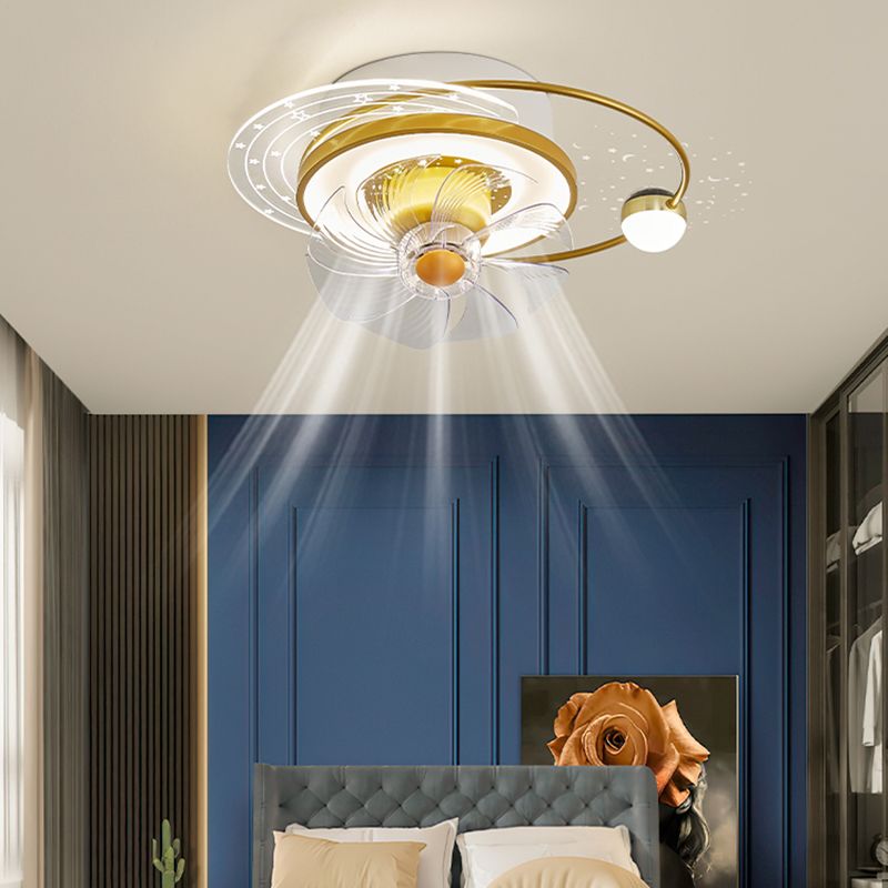 Madina Deckenventilator mit Beleuchtung, 3 Stile, ∅55/60CM - Lumpaz