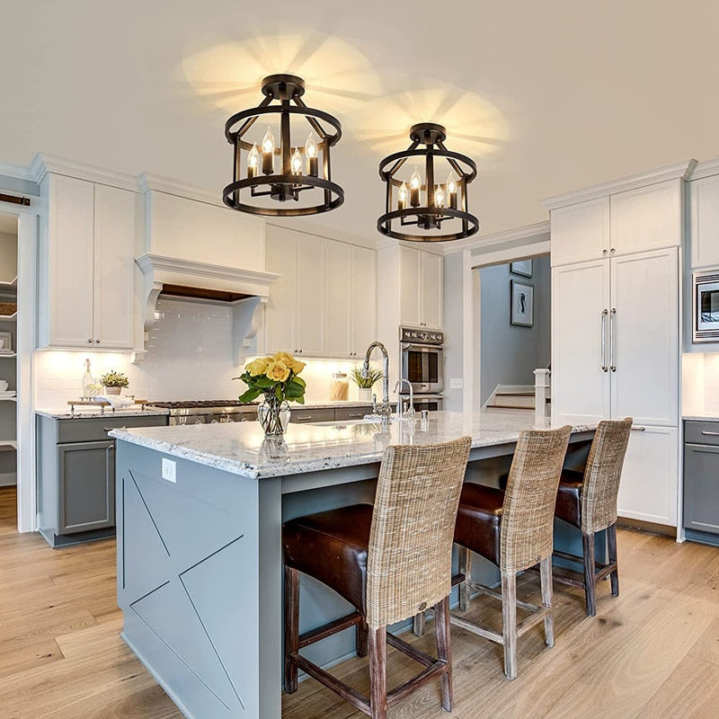 Alessio  Deckenleuchte Halbfertig, 4-flammig - Lumpaz