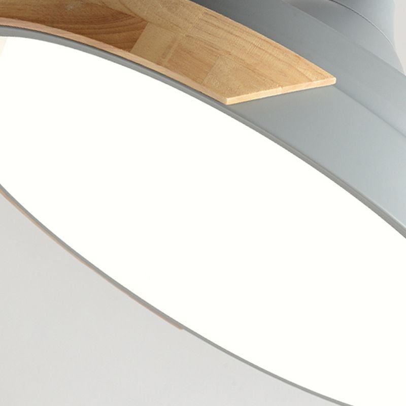 Morandi Deckenventilator mit Beleuchtung Klare Blätter, 5 Farben, ∅90/100CM - Lumpaz
