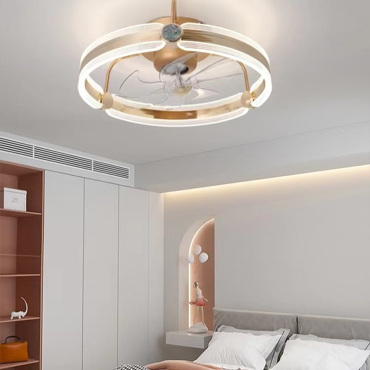 Kelley Deckenventilatoren mit Beleuchtung, 2 Stile, ∅50/60CM - Lumpaz