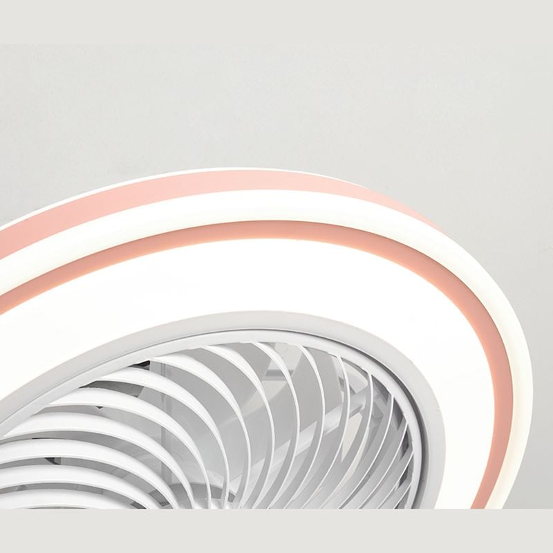 Quinn Deckenventilator mit Beleuchtung, 5 Farben, ∅48CM - Lumpaz