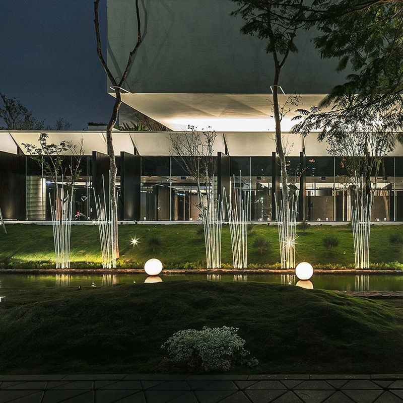 Riley Außenleuchte Schilf, Lichtwellenleiter, 7/11-flammig - Lumpaz