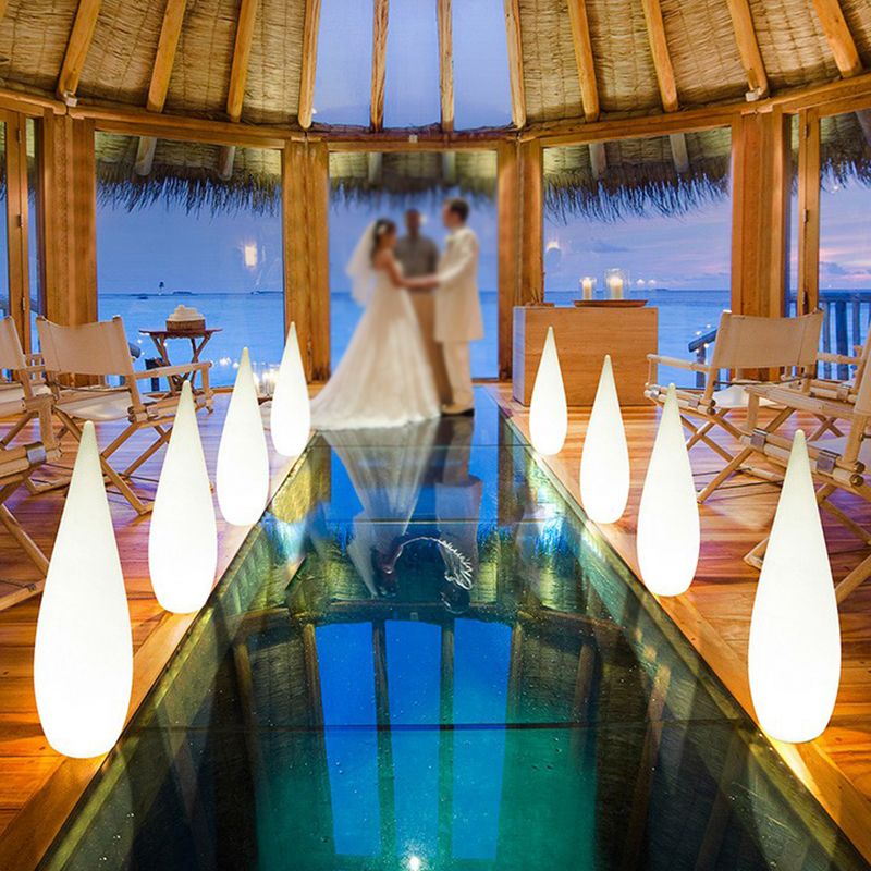 Pena Außen-Wegeleuchte Wassertropfen Wiederaufladbar, ∅24/35/45CM - Lumpaz