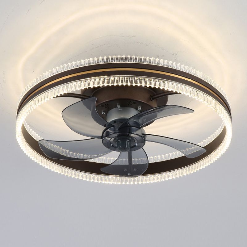 Kirsten Deckenventilator mit Beleuchtung Doppel-Licht, 4 Farben, ∅50CM - Lumpaz