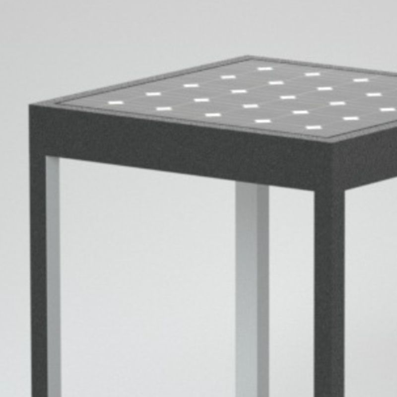 Riley Außensockelleuchte Rechteckig, Breite 28/30/41CM - Lumpaz