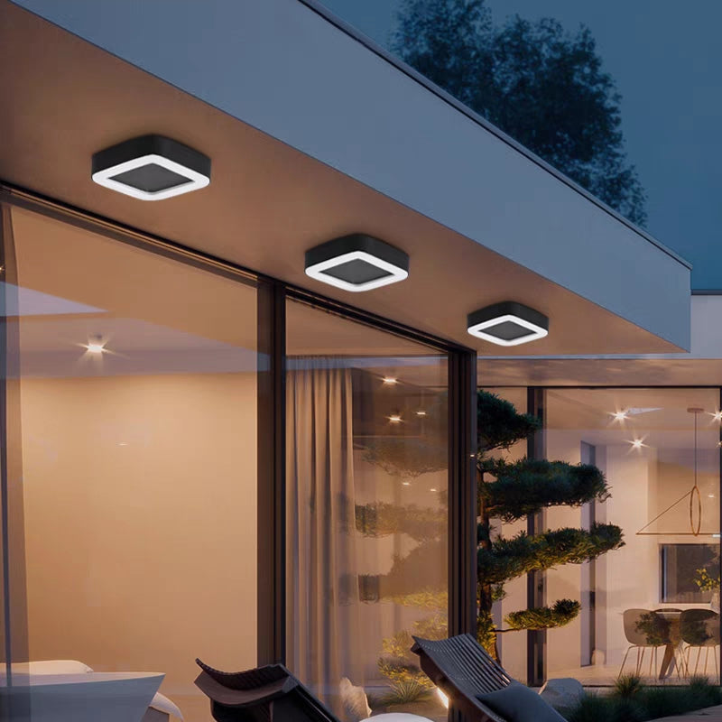 Orr Außendeckenleuchte Sonnenenergie, 3 Stile, ∅22/27CM - Lumpaz