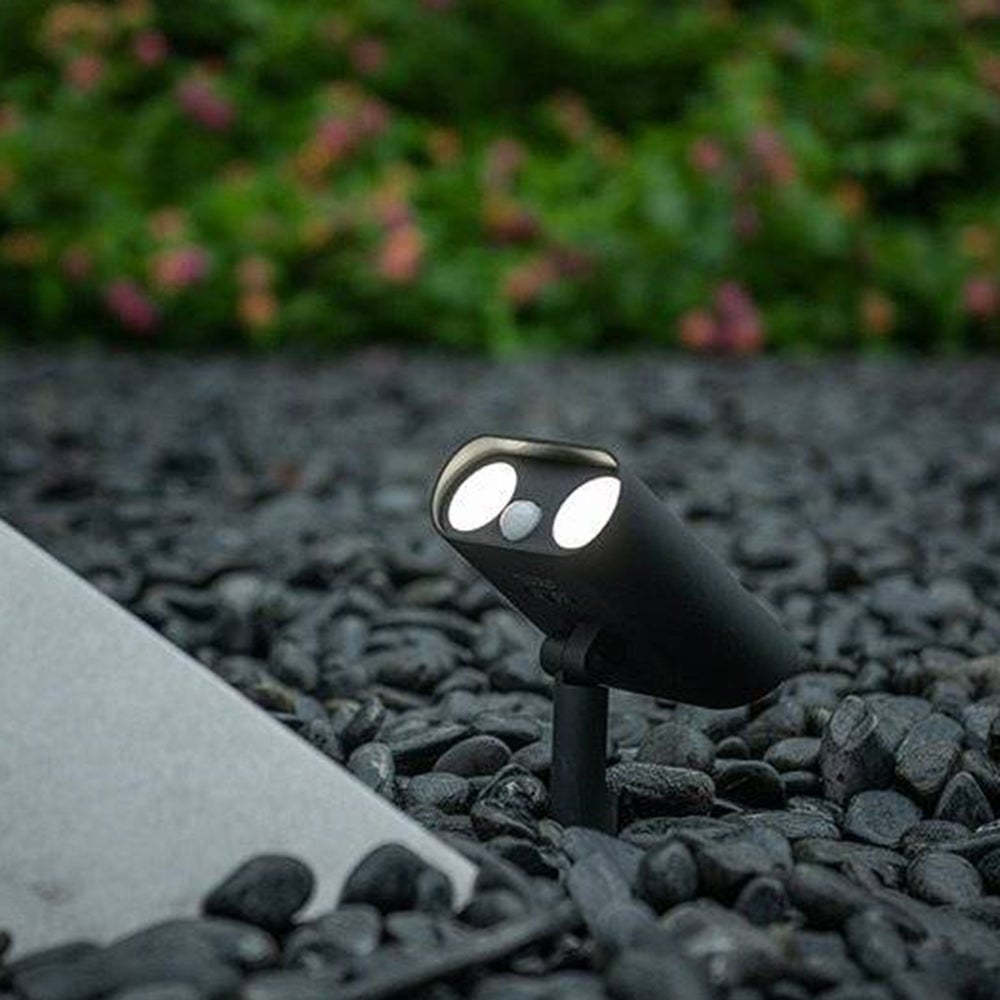 Orr Außenstrahler Schwarz, 2 Stile, 11CM Lang - Lumpaz