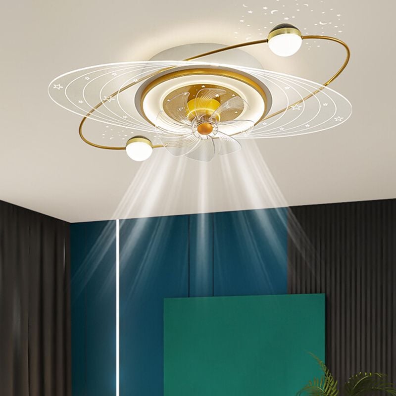Madina Deckenventilator mit Beleuchtung, 3 Stile, ∅55/60CM - Lumpaz