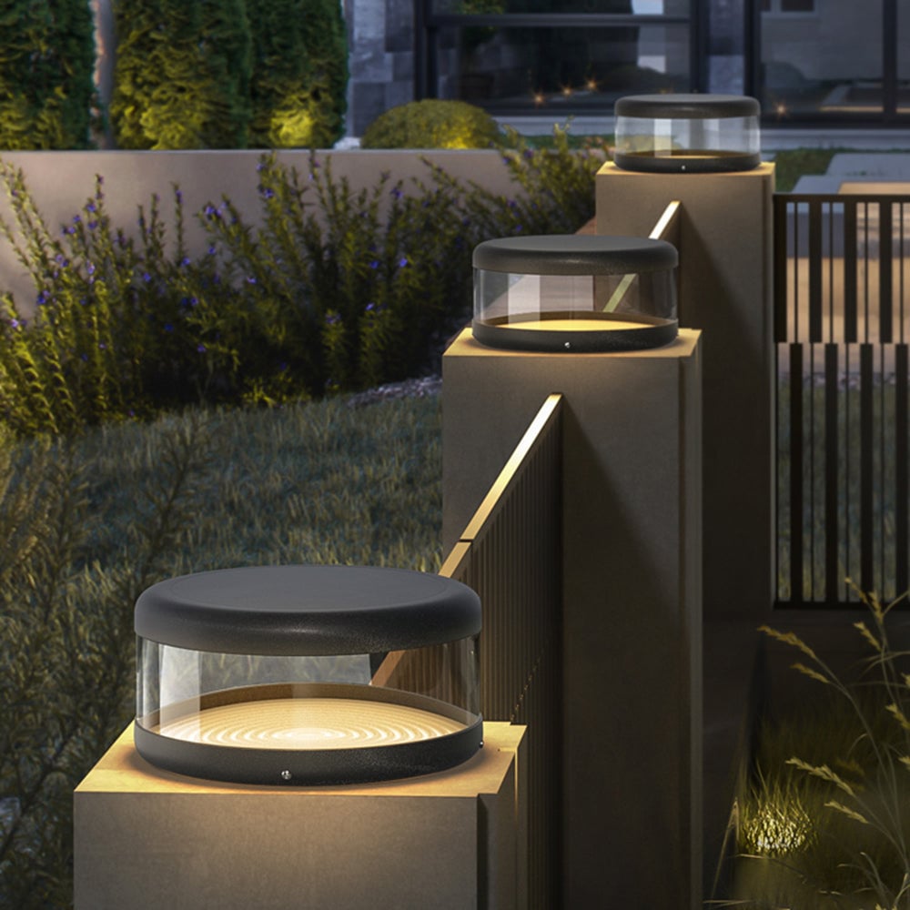 Riley Außensockelleuchte, Solar, ∅25/30/40CM - Lumpaz