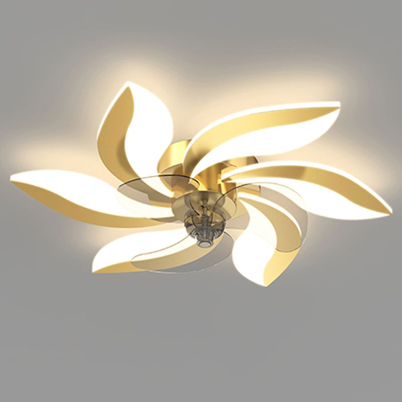 Hana Deckenventilator mit Beleuchtung, 3 Farben, ∅65/69/79CM - Lumpaz