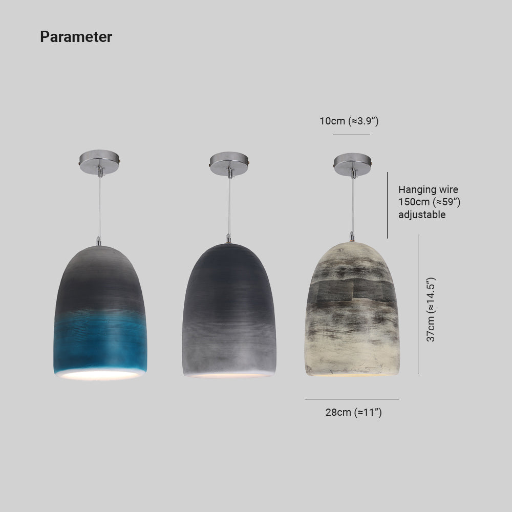 Zaid Pendelleuchte, 3 Farben, ∅ 28CM - Lumpaz