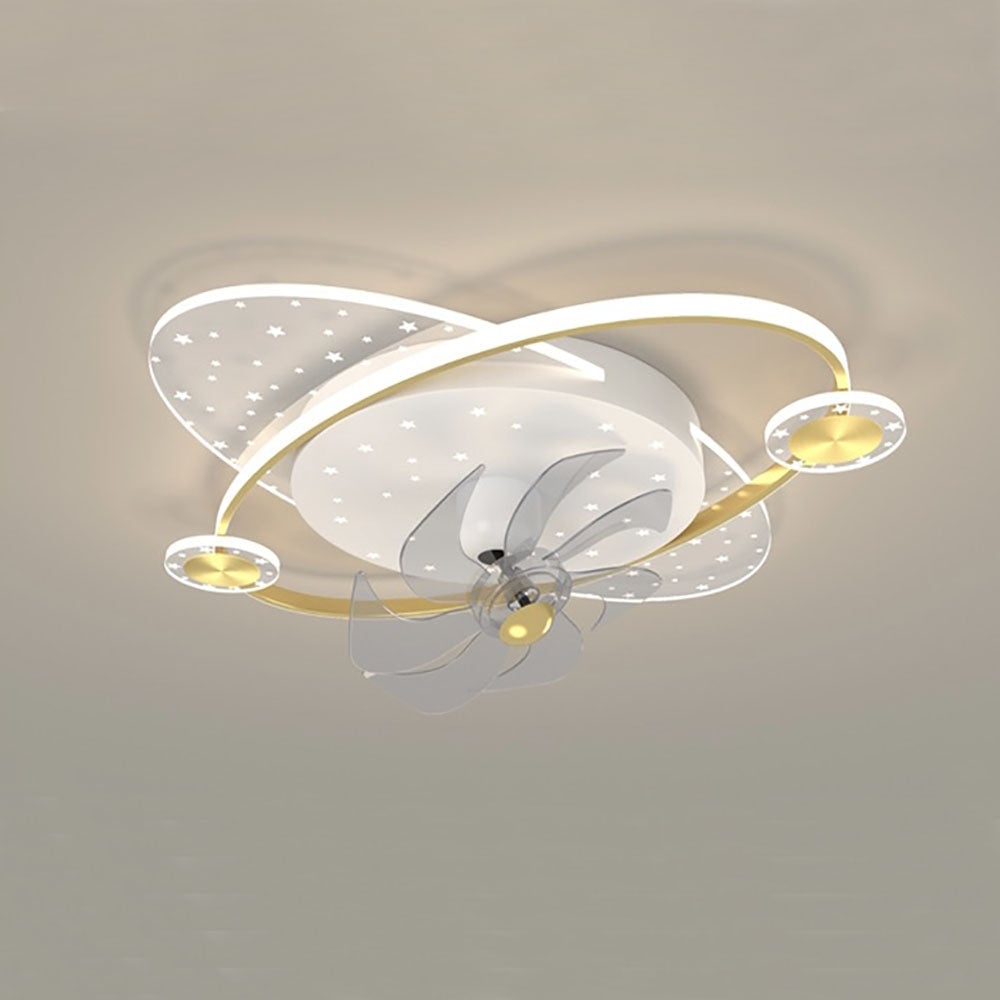 Kelley Deckenventilator mit Beleuchtung, 4 Stile, ∅50/90CM - Lumpaz