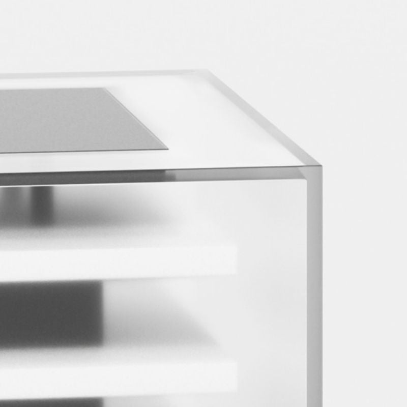 Riley Außensockelleuchte Durchsichtig, Breite 15/25/30/41/51CM - Lumpaz