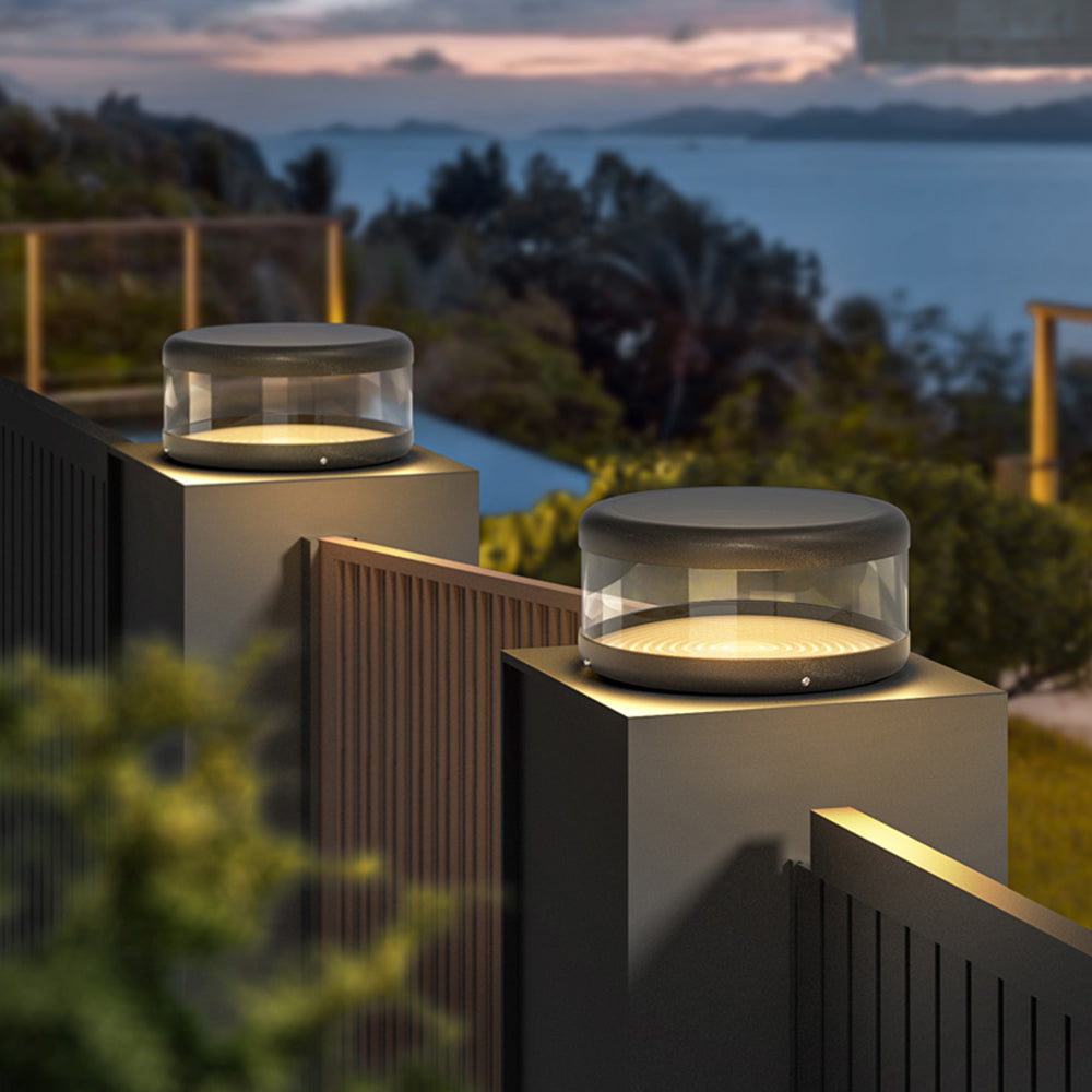 Riley Außensockelleuchte, Solar, ∅25/30/40CM - Lumpaz