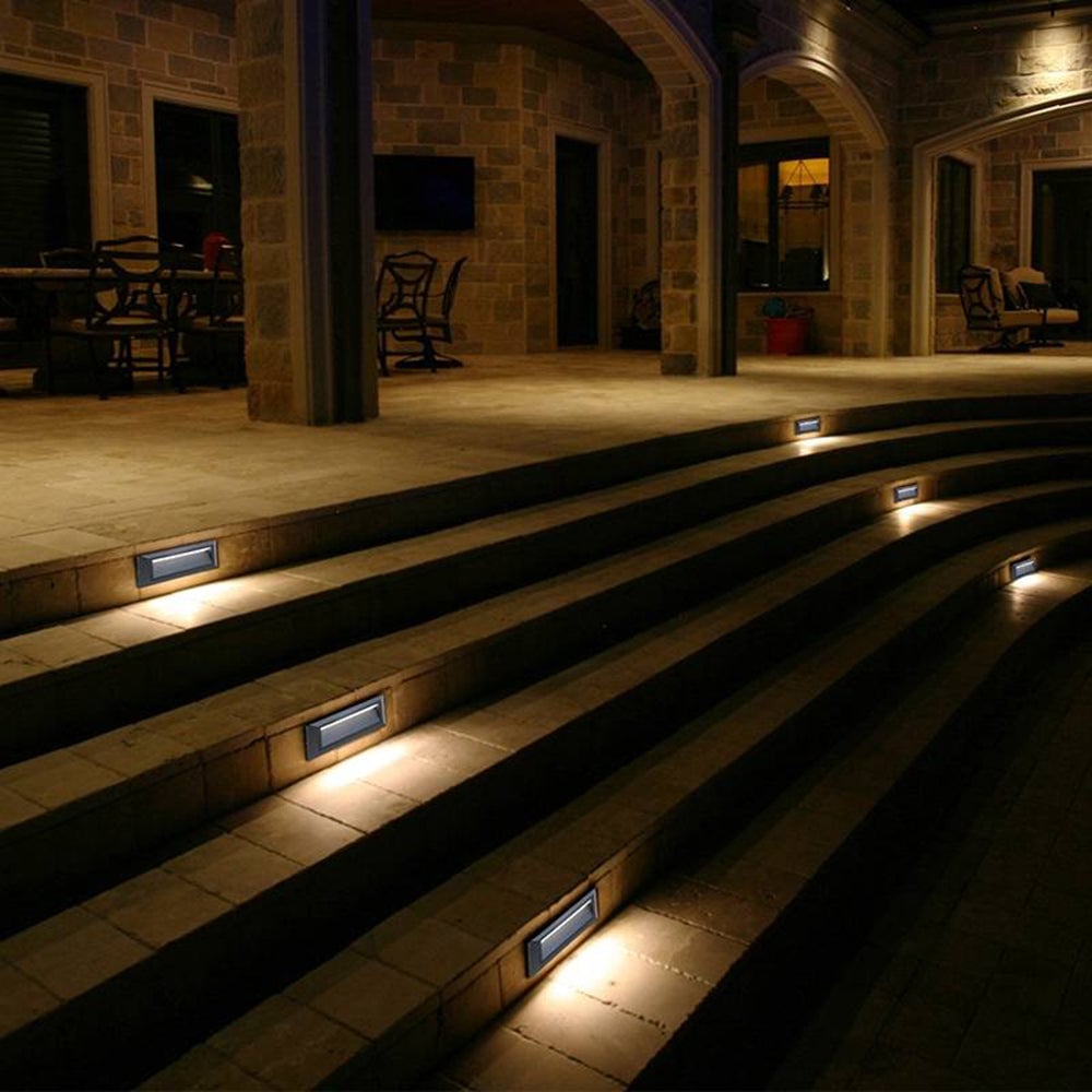 Orr Rechteck Treppenleuchte, 2 Stile, 23CM Lang - Lumpaz