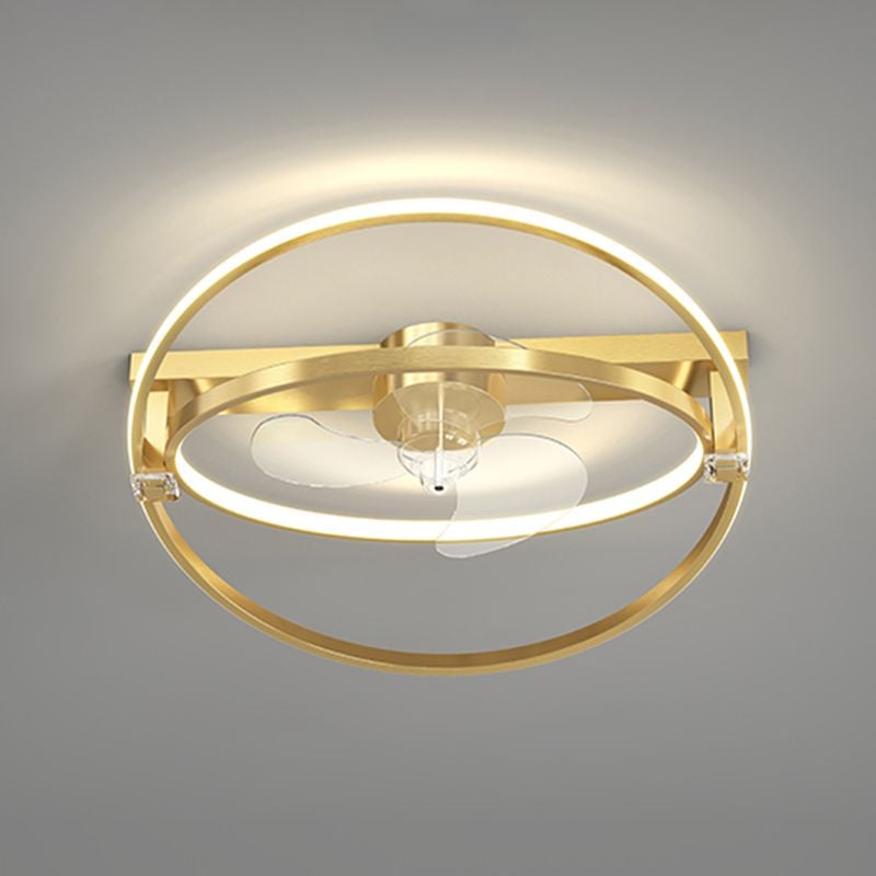 Arisha Deckenventilator mit Beleuchtung, 2 Farben, 4 Stile, ∅51/56/61cm - Lumpaz