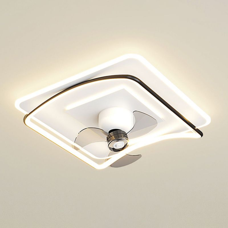 Lacey Deckenventilator mit Beleuchtung Geometrie, 3 Stile, ∅50CM - Lumpaz