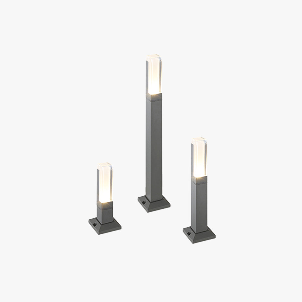 Pena Minimalistisch Außen-Pollerleuchte, 27/40/60CM Lang - Lumpaz