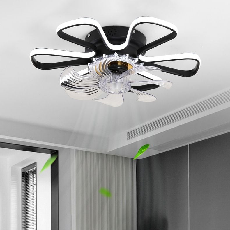 Hana Deckenventilator mit Beleuchtung, 3 Farben, ∅50CM - Lumpaz