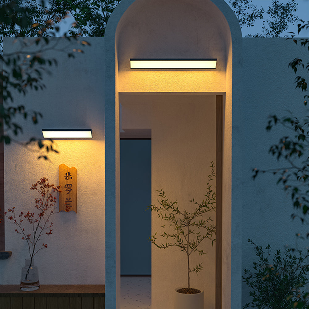 Edge Außenwandleuchte Dreieck, Solar, 40/80/100CM Lang - Lumpaz