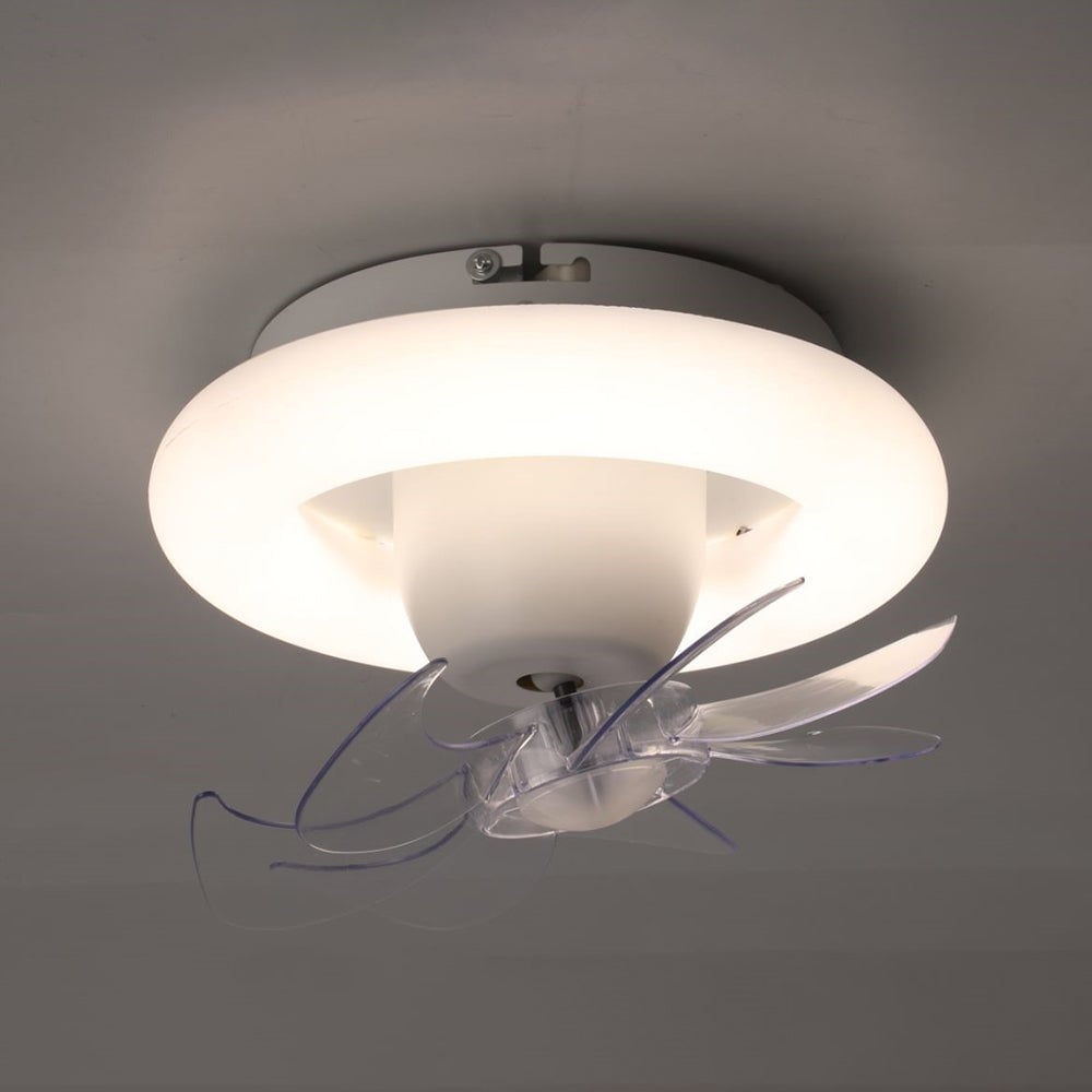 Minori Deckenventilatoren mit Beleuchtung Weiß, 2 Stile, ∅30CM - Lumpaz