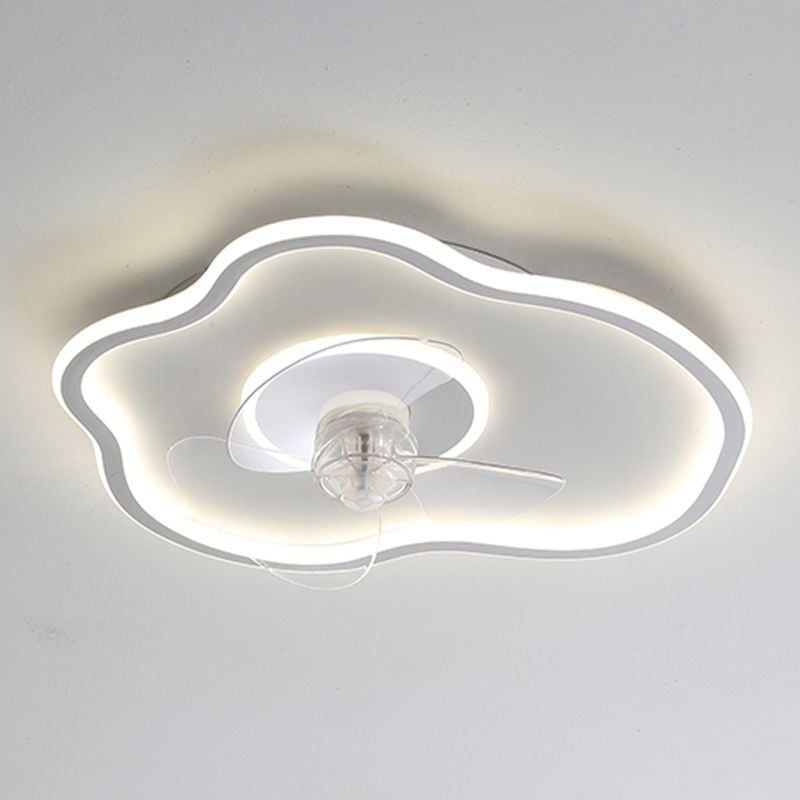 Edge Deckenventilator mit Beleuchtung Weiß, 8 Stile, ∅41/60CM - Lumpaz