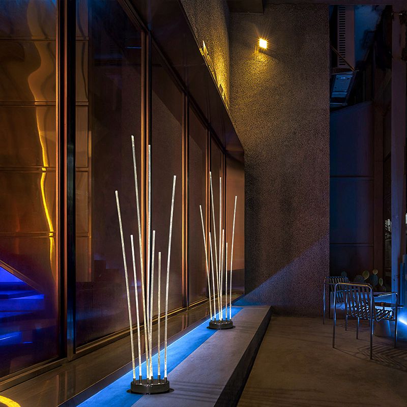 Riley Außenleuchte Schilf, Lichtwellenleiter, 7/11-flammig - Lumpaz