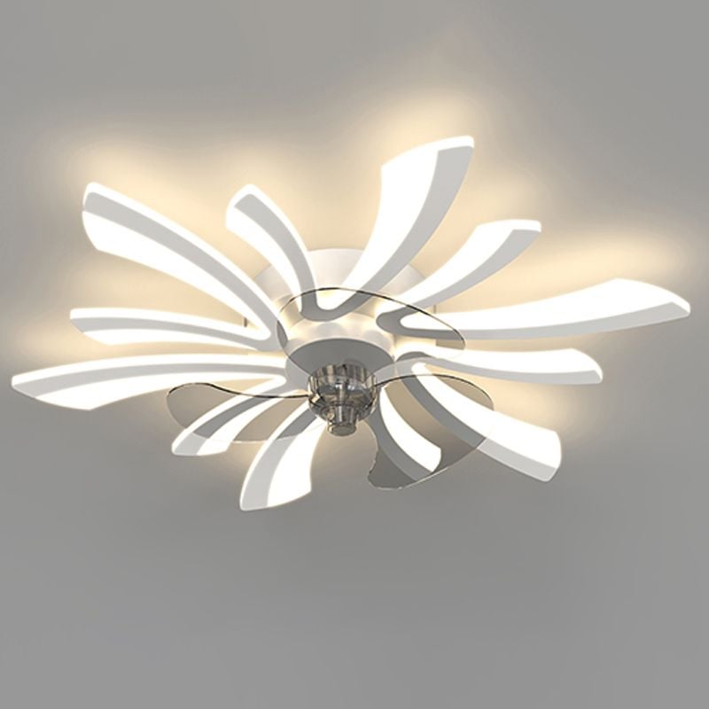 Hana Deckenventilator mit Beleuchtung, 3 Farben, ∅65/69/79CM - Lumpaz