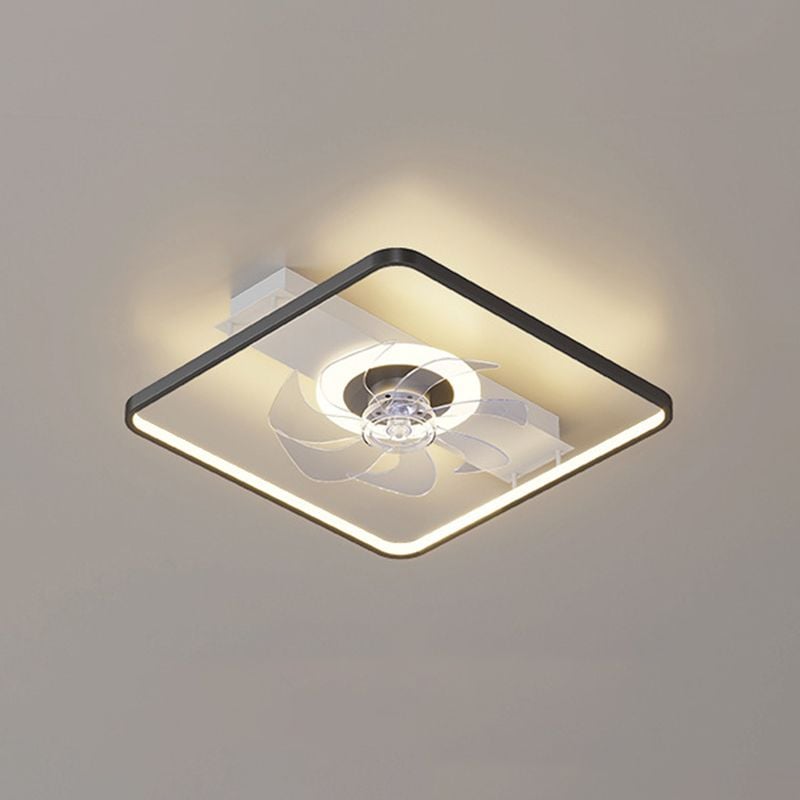 Edge Deckenventilator mit Beleuchtung, 2 Farben, ∅50/52CM - Lumpaz